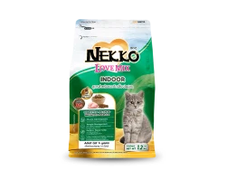 เน็กโกะอาหารเม็ดแมว เลิฟ มิกซ์ สูตรสำหรับแมวโตเลี่ยงในบ้าน 1.2 กิโลกรัม